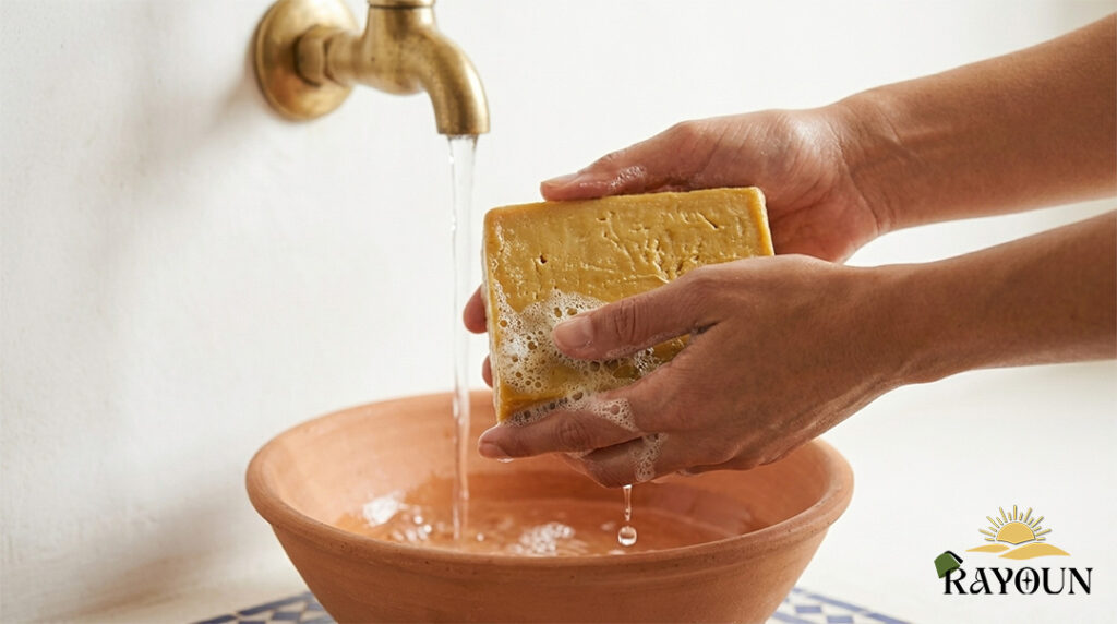 comment utiliser savon de soufre visage